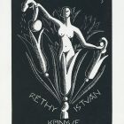 Ex libris - Réthy István könyve