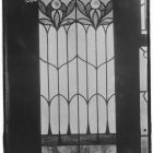 Üvegnegatív - üvegablakfestmény..virágszálak, Róth Miksa tulajdonában