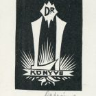 Ex libris - Dr. LI (Lustig István) könyve