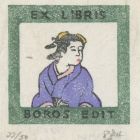 Ex libris - Boros Edit