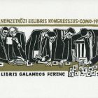 Alkalmi grafika - XII. Nemzetközi Exlibris Kongresszus, Galambos Ferenc