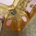 Épületfotó - a Lederer-ház (Budapest, Bajza utca 42.) szalonjának mennyezeti részlete