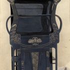 Kiállításfotó - szalonszekrény az 1902-es torinói iparművészeti kiállításon