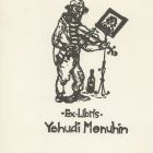 Ex libris - Yehudi Menuhin