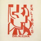 Ex libris - Dr. N. Igna