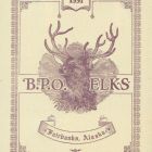 Ex libris - B.P.O. ELKS