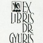 Ex libris - Dr. Gyuris Gizella