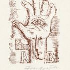 Ex libris - R B
