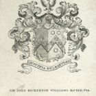 Ex libris - Sir John Bickerton Williams