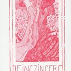 Ex libris - Einczinger Ferenc könyve (ipse)