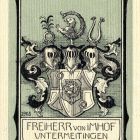Ex libris - Freiherr vom Imhof Untermeitingen