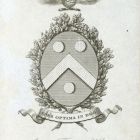 Ex libris - John Thomas Hope címeres