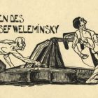 Ex libris - Noten des Dr Josef Weleminsky (dedikálva)