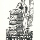 Ex libris - Gábor Dénes könyve