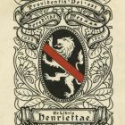 Ex libris - Henriettae