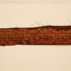Szőnyeg-töredék - Zárt kúfi szalagos bordűr-részlet (Holbein vagy Lotto szőnyeg)