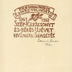 Alkalmi grafika - Karácsonyi és újévi üdvözlet: Szép karácsonyt és békés ujévet kívánnak Semseyék