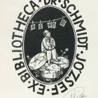 Ex libris - Ex bibliotheca dr Schmidt József