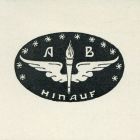 Ex libris - AB hinauf