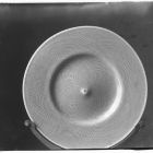 Üvegnegatív - tál. reticello üveg. Velence, Iparművészeti Múzeum