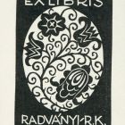 Ex libris - Radványi-R( omán) K( ároly) -ipse