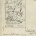 Ex libris-terv - Krajcsi Tímea részére