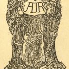 Ex libris - A. J. R.