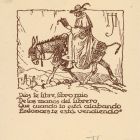 Ex libris - HJ (Haranghy Jenő -ipse)