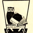 Ex libris - Walter Rippmann