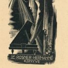 Ex libris - Dr Rosner Hermanné könyve