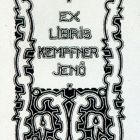 Ex libris - Kempfner Jenő