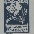 Ex libris - Magda Graefin zu Leiningen-Westerburg