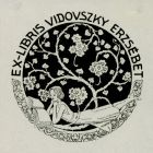 Ex libris - Vidovszky-Erzsébet