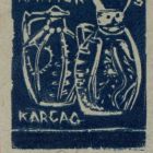 Ex libris - Kántor S Karcag