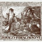 Ex libris - Ferenczy Ferencz könyve