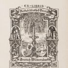 Ex libris - Volksbibliothek-Verein Deutsch-Wilmersdorf