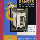 Terv - Ramses zománcozott jégszekrény reklámja