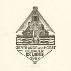 Ex libris - Gertraude und Horst Gebauer