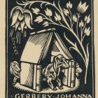 Ex libris - dr. Markovitsné Gerbery Johanna könyve