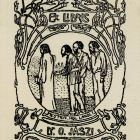 Ex libris - Dr. O. Jászi (Jászi Oszkár)