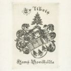 Ex libris - Hans Borcholte címeres