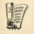 Ex libris - A Civitas Fidelissima (Sopron) Közkönyvtára