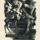 Ex libris - Geiger Valéria könyve