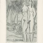 Ex libris - Paul G. Becker