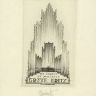 Ex libris - Grete Fritz