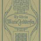 Ex libris - Marie Feddersen