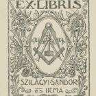 Ex libris - Szilágyi Sándor és Irma