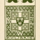 Ex libris - K. E. Graf zu Leiningen-Westerburg