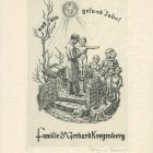 Alkalmi grafika - Újévi üdvözlet: Familie Dr. Gerhard Kreyenberg