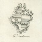 Ex libris - C. Dashwood címeres